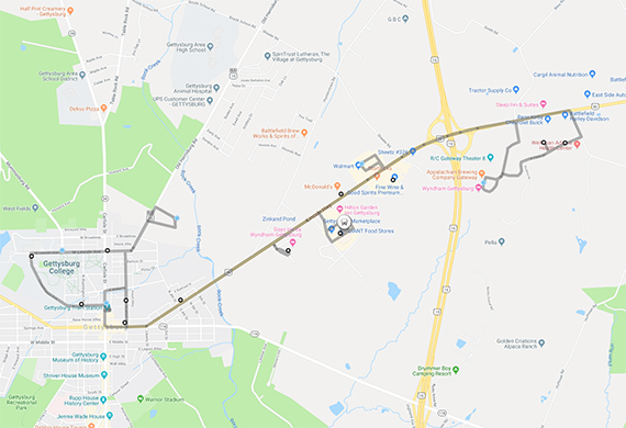 gray line map
