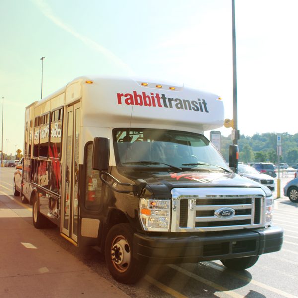 paratransit vehicle front view