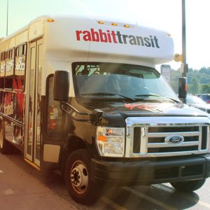 paratransit vehicle front view