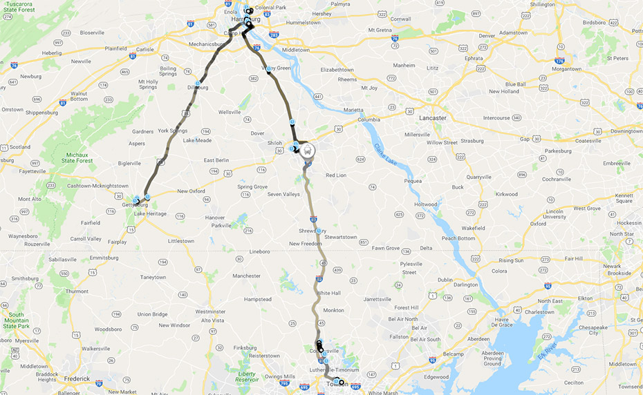 rabbitexpress map