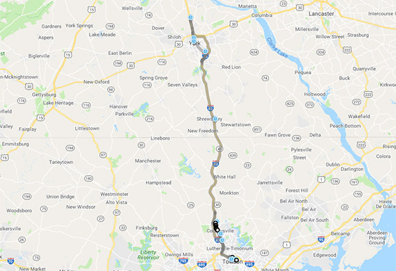 route 83s map