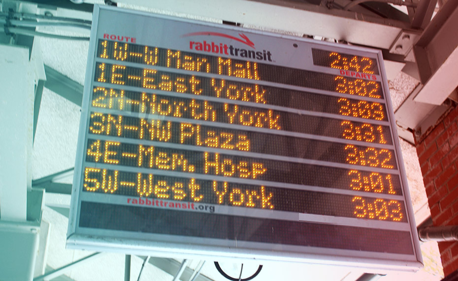 schedule on electronic sign