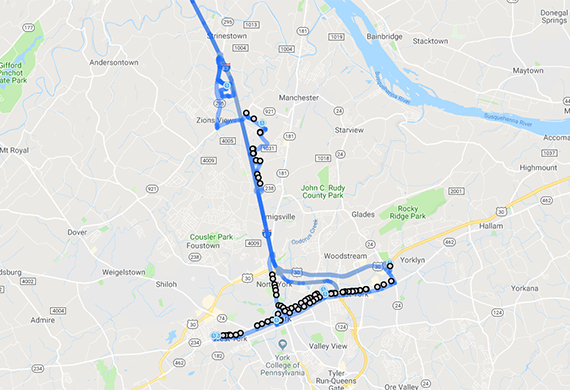 route 33 map