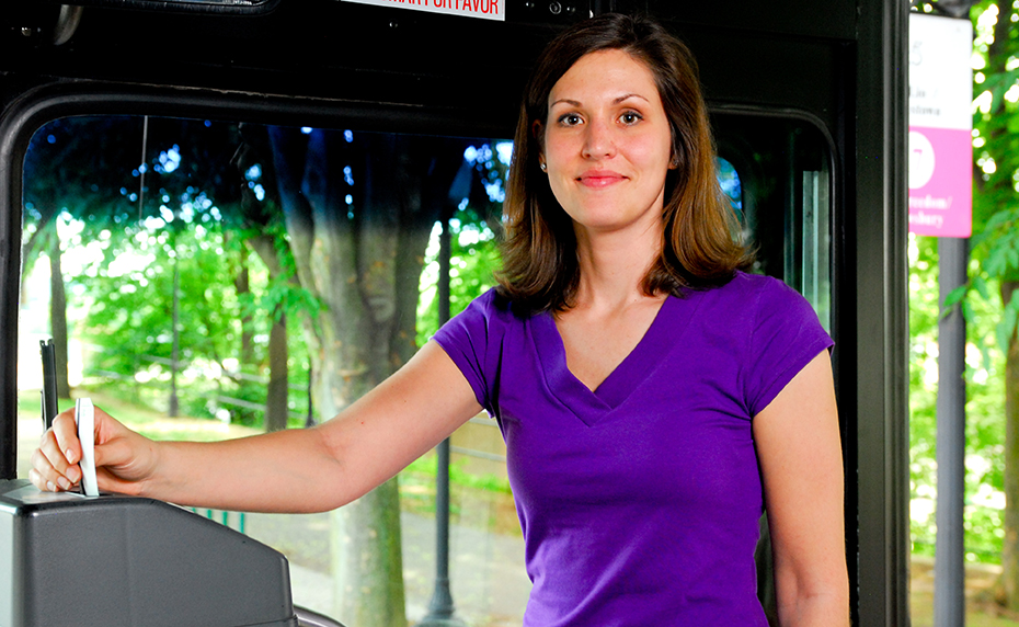 rider paying fare