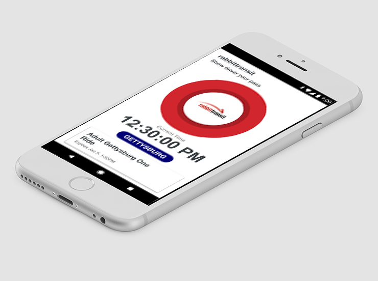 token transit app on mobile phone