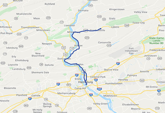 Route 23 Map