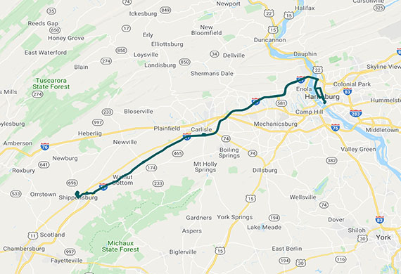 Route 81 Map