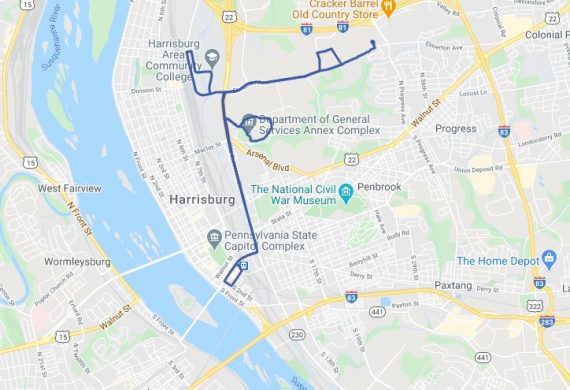 Route 9 Map