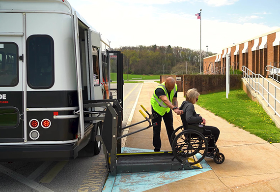 Shared RIde Paratransit Bus